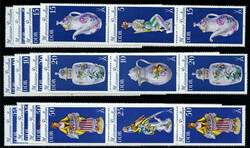 Meissener Porzellan 1979, komplette Zusammendruck-Serie ( W-Zd. ...